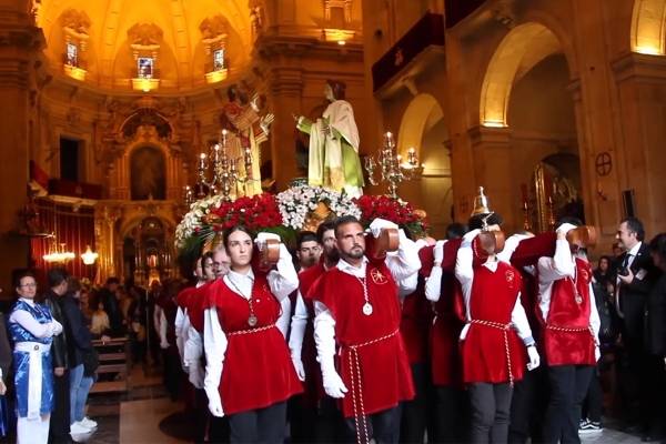 Feiring av Semana Santa i Elche, Spania